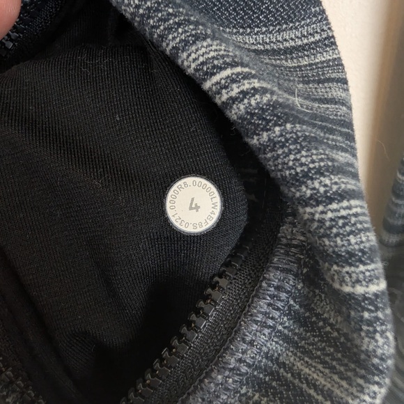 Lululemon Hooded Define Jacket *Nulu - Heathered Black / White / Black - Picture 4 of 11